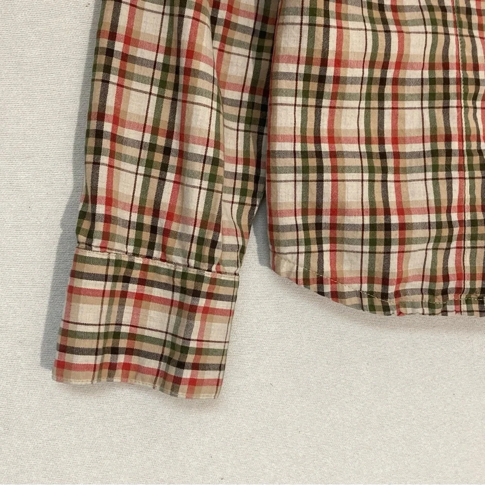 Pendleton Women’s Plaid Shirt Collared Pockets Multicolor Cotton Sz P - Picture 5 of 13
